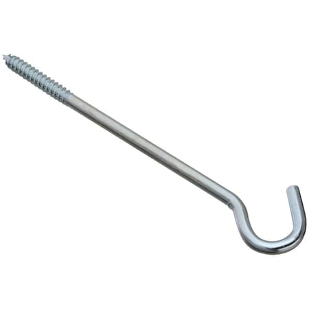 National 3/8 In. x 10 In. Steel Screw Hook N221002